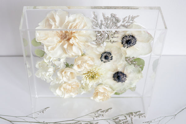 LOCAL PICKUP ONLY- Custom Floral Preservation Box 8x8