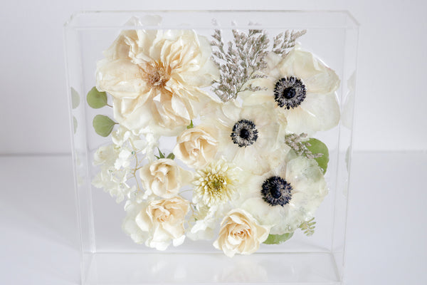 LOCAL PICKUP ONLY- Custom Floral Preservation Box 8x8