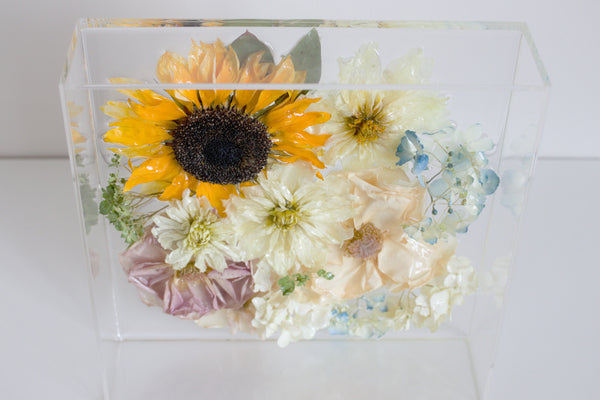 LOCAL PICKUP ONLY- Custom Floral Preservation Box 8x8