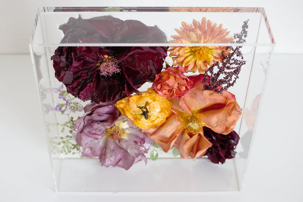 LOCAL PICKUP ONLY- Custom Floral Preservation Box 8x8