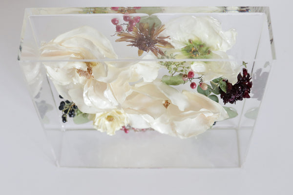 LOCAL PICKUP ONLY- Custom Floral Preservation Box 8x8