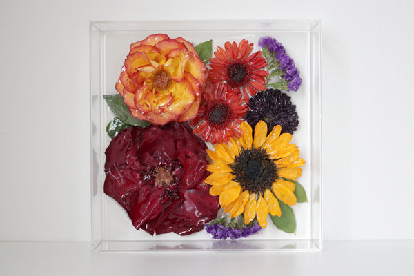 LOCAL PICKUP ONLY- Custom Floral Preservation Box 8x8