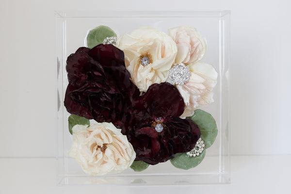 LOCAL PICKUP ONLY- Custom Floral Preservation Box 8x8