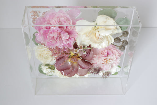 LOCAL PICKUP ONLY- Custom Floral Preservation Box 8x8