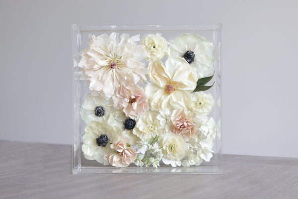 LOCAL PICKUP ONLY- Custom Floral Preservation Box 8x8