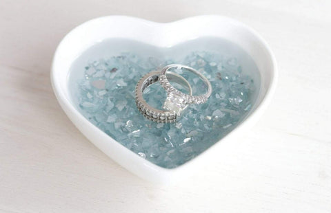 Ceramic Ring Dish- Heart