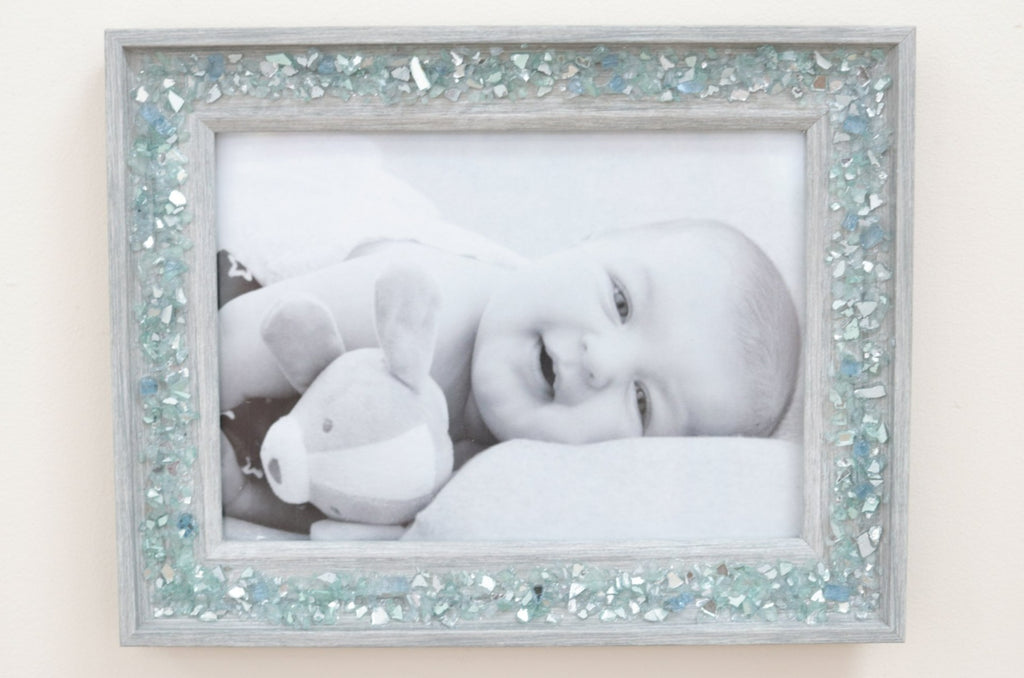 Sea Glass Picture Frame, 4x6, 5x7, or 8x10 – Treasured Gifts NJ, LLC