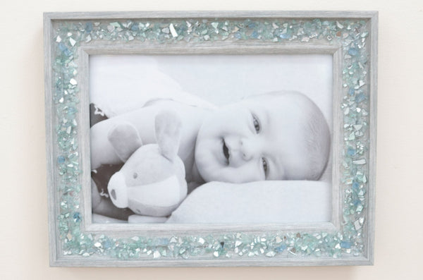 Sea Glass Picture Frame, 4x6, 5x7, or 8x10