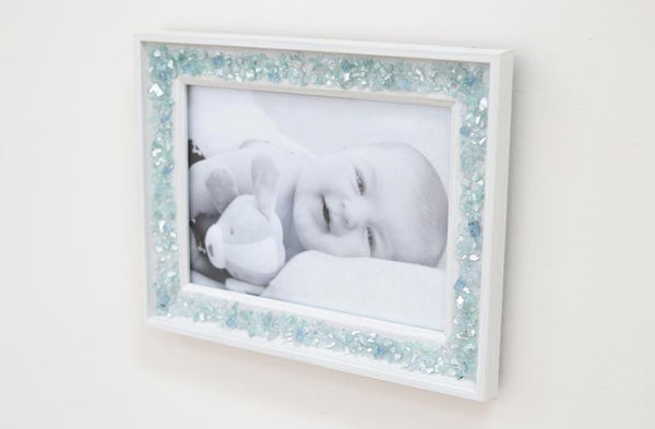 Sea Glass Picture Frame, 4x6, 5x7, or 8x10