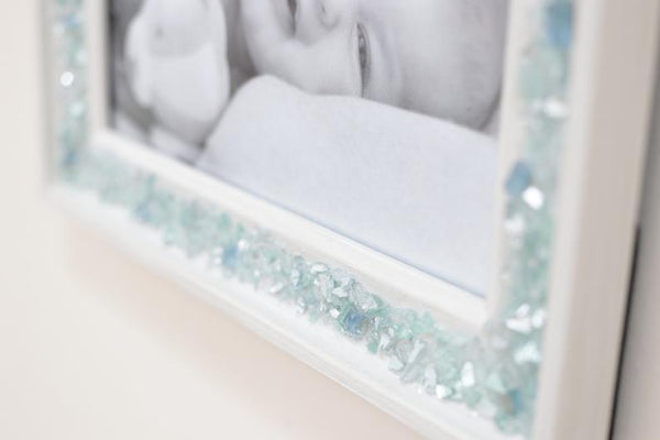 Sea Glass Picture Frame, 4x6, 5x7, or 8x10